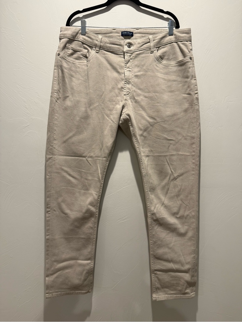 Peter Millar - Fairfield Garment Dyed Denim in Truffle 38/32